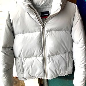 Light Gray puffer coat